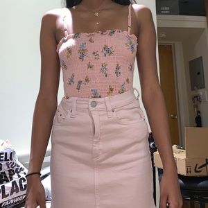 URBAN OUTFITTERS FLORAL BODYSUIT